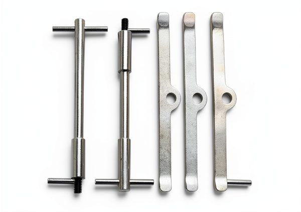RJSPHH Chrome T-Bars for Chevy V8 1955-1986 Engine Valve-5