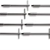 RJSPHH Chrome T-Bars for Chevy V8 1955-1986 Engine Valve-4