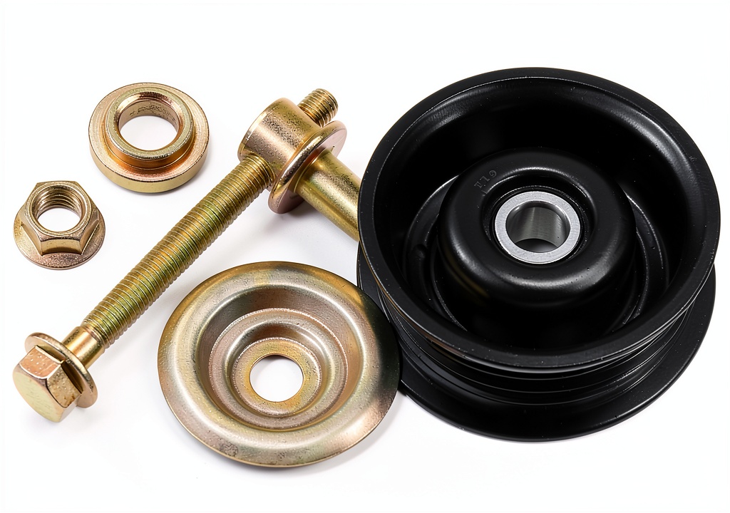 uxcell idler pulley installed on a Toyota engine