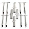 RJSPHH Chrome T-Bars for Chevy V8 1955-1986 Engine Valve-0