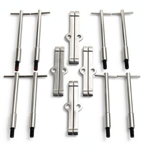 RJSPHH Chrome T-Bars for Chevy V8 1955-1986 Engine Valve-0