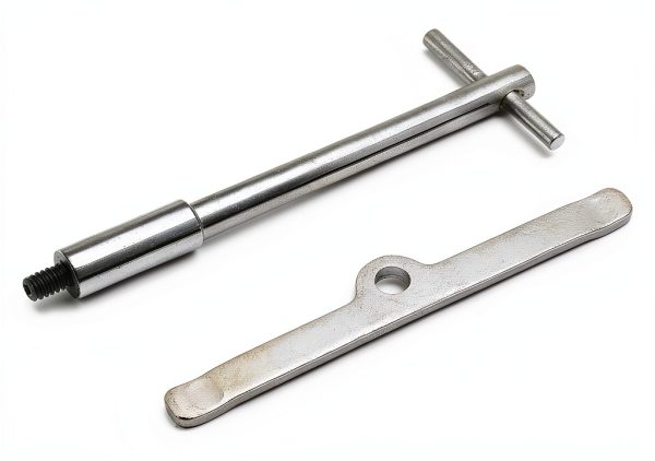RJSPHH Chrome T-Bars for Chevy V8 1955-1986 Engine Valve-3
