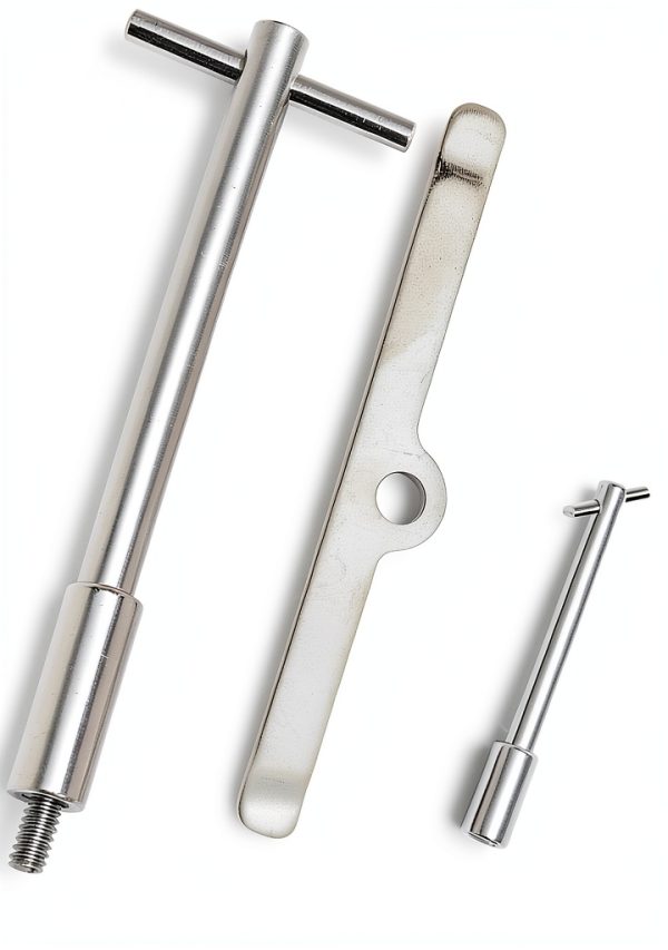 RJSPHH Chrome T-Bars for Chevy V8 1955-1986 Engine Valve-1