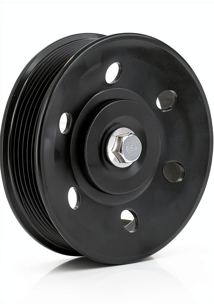 KeeRoarin idler pulley installed on a Dodge engine