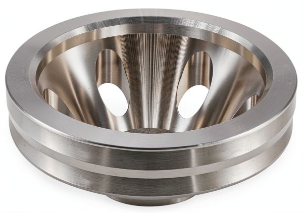 Chevy SBC V Belt Pulley Aluminum 2 Groove-0