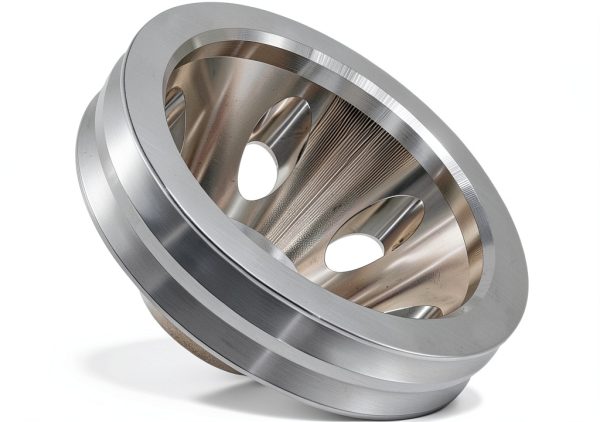 Chevy SBC V Belt Pulley Aluminum 2 Groove-3