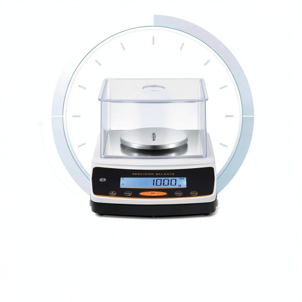 Lab Analytical Balance 500g by Bonvoisin with Custom Units-3