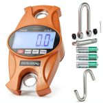 Crane Scale Modern Step CS1 Heavy Duty Orange 660lb Handheld-0
