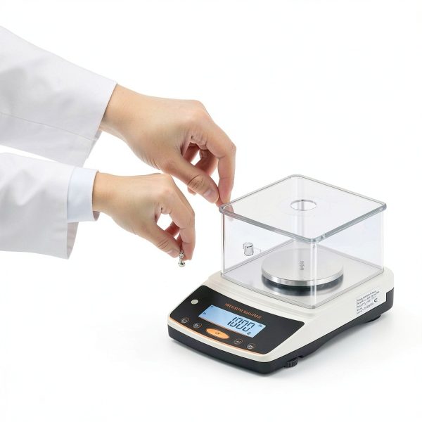 Lab Analytical Balance 500g by Bonvoisin with Custom Units-5