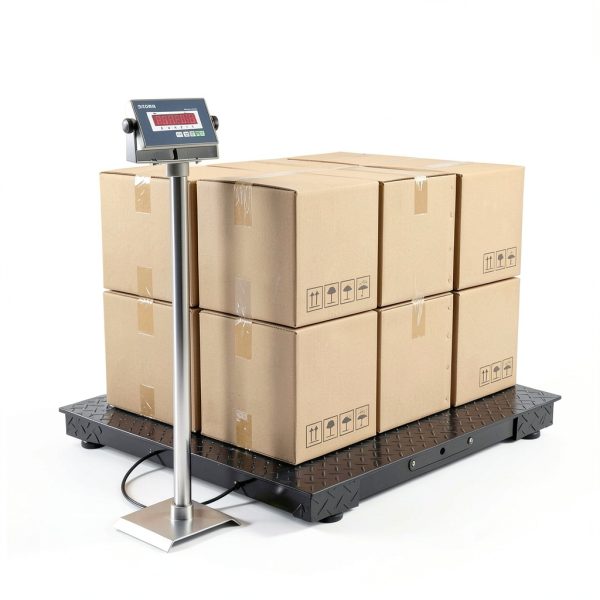 Industrial Floor Scale 48x48 10000 lb SOCOME Carbon Steel Platform-6