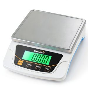 Bonvoisin 6000g Lab Scale with Stainless Steel Pan Dual Power-0
