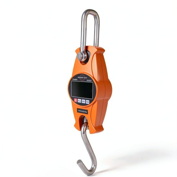 Crane Scale Modern Step CS1 Heavy Duty Orange 660lb Handheld-2