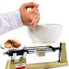 Triple Beam Mechanical Balance Scale QWORK WD15262 2 Pack Metal-3
