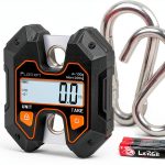 Fuzion Mini Crane Scale Hanging Scale 440lb/200kg LCD Display Hold-0