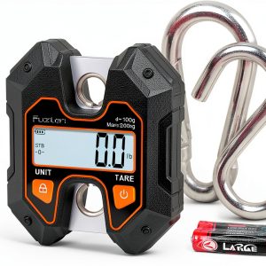 Fuzion Mini Crane Scale Hanging Scale 440lb/200kg LCD Display Hold-0