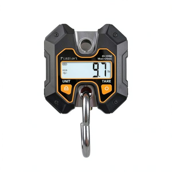 Fuzion Mini Crane Scale Hanging Scale 440lb/200kg LCD Display Hold-4
