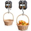 Fuzion Mini Crane Scale Hanging Scale 440lb/200kg LCD Display Hold-5