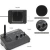 Dual-Way Window Intercom,Window Speaker System,Anti-Interference Intercommunication Microphone.for Business,Bank,Office,Hospital,Counter,Store,Station,School,Ticket Window (Black)-4