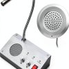 Intercom Microphone, Noise Dual Way Intercom, Bank Office Store Station Window Counter Microphone Speaker-7