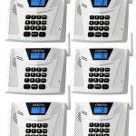 Wireless Intercoms for Home Business - 5300 Feet Range, Automatic Answer, Full Duplex, Hands-Free (6 Packs White)-0