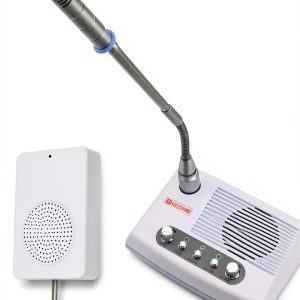 DESHUN DS-989 Window Intercom, Full Duplex Window Speaker System,Loud Speaker, Intercom System for Business,Medical Treatment,School, Home,Hospital, Store.-0