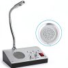Intercom Microphone, Noise Dual Way Intercom, Bank Office Store Station Window Counter Microphone Speaker-2