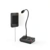 Dual-Way Window Intercom,Window Speaker System,Anti-Interference Intercommunication Microphone.for Business,Bank,Office,Hospital,Counter,Store,Station,School,Ticket Window (Black)-6