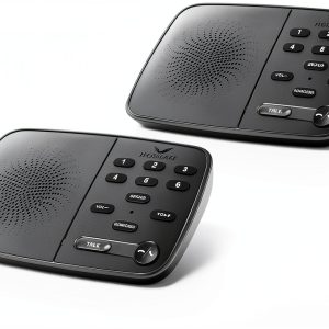 Hosmart Intercoms Wireless for Home UltraSpeak, 2024 Full Duplex Wireless Intercom System for Business, Room to Room Intercom Two Way Real-time Intercom with 1200 Feet Range (3 Stations)-0