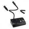 DESHUN Window intercom, Window Speakers, 2 Way Window Counter intercom Microphone, for The Business/Bank/Office/Hospital/Station/Catering-4