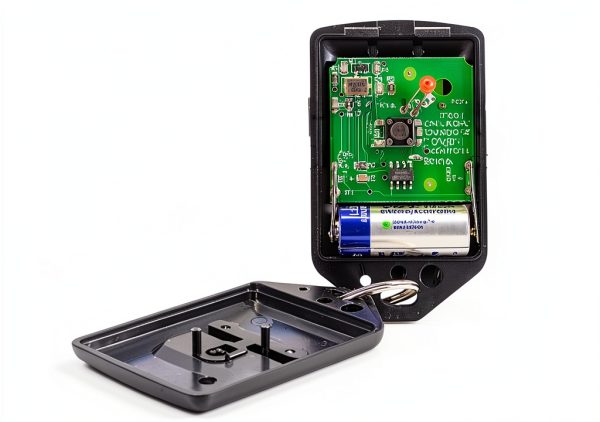 DoorKing 8069-082 MicroPLUS 1-Button 318 MHz Keychain Remote for Gate-1